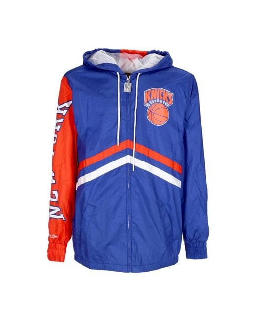Mitchell & Ness Blue Light Jackets for men