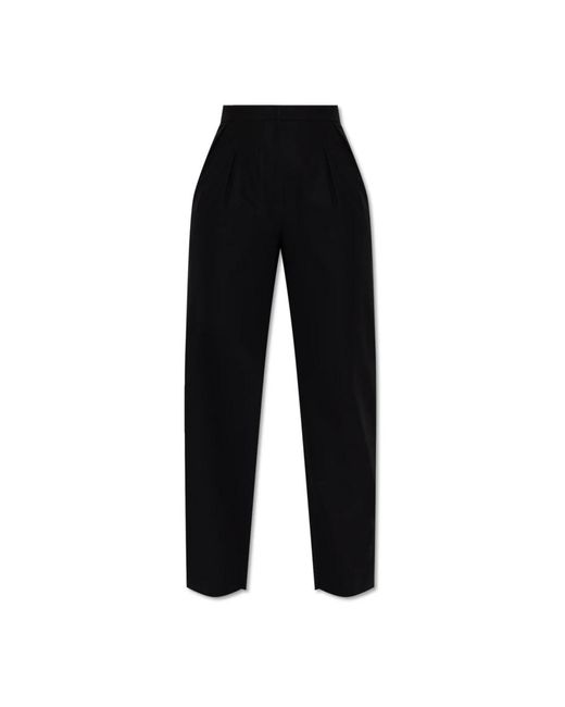 Max Mara Broeken ,Zwart ,Katoen Broek Dede in het Black