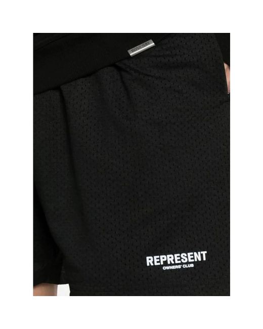 Represent Shorts in Black für Herren