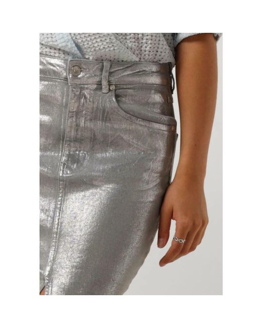 Second Female Midi Skirts in het Gray