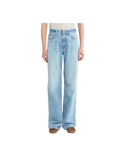 Haikure Blue Wide Jeans