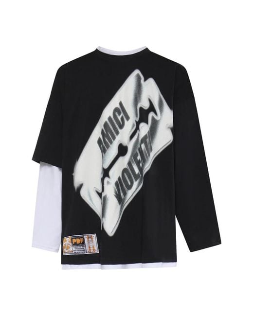 PDF Black Long Sleeve Tops for men