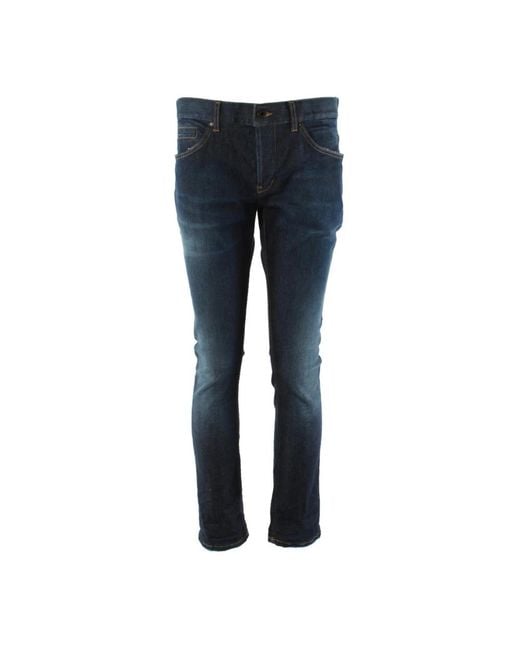 Dondup Blue Slim Fit Jeans for men