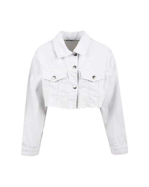 hinnominate White Denim Jackets