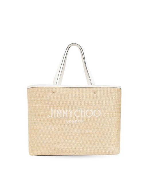 'marli' shopper borsa di Jimmy Choo in Natural