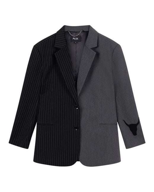 Alix The Label Black Eleganter anzugblazer
