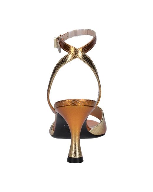 Fabi Natural High Heel Sandals