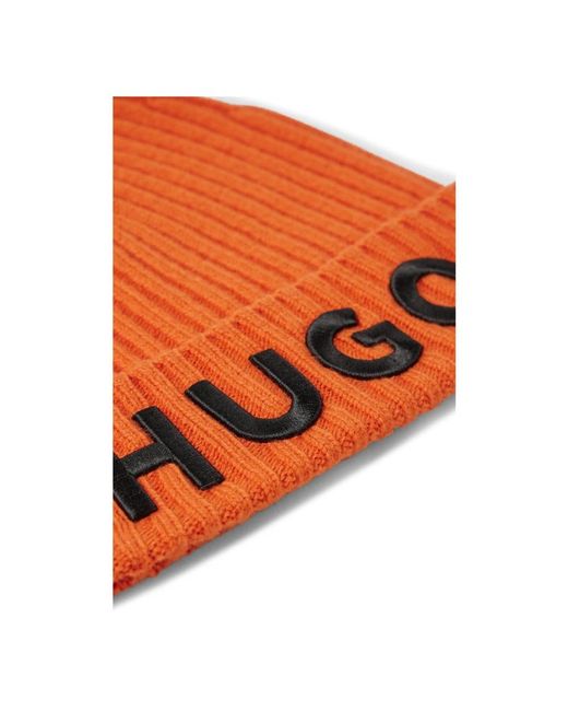 Beanies HUGO de hombre de color Orange