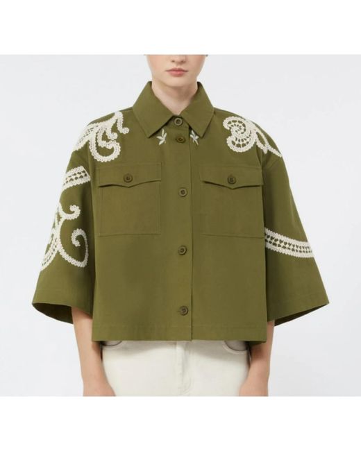 Weekend by Maxmara Green Shirts