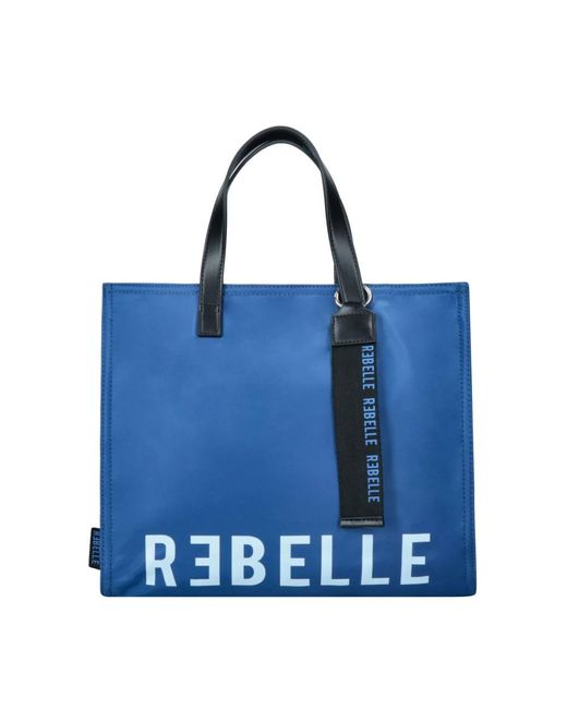 Rebelle Blue Tote Bags