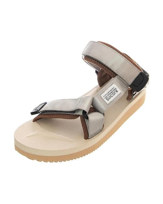 Suicoke Flip Flops in Metallic für Herren