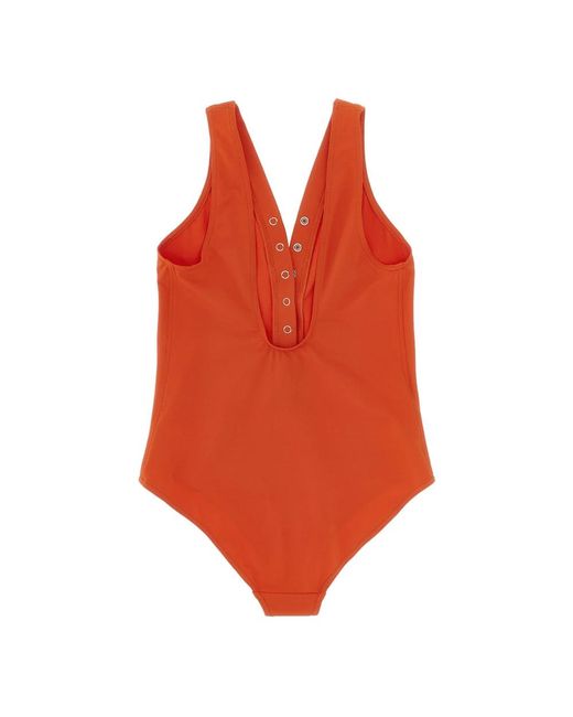 Eres Badmode ,Oranje ,Icône Badpak Uit Één Stuk in het Orange