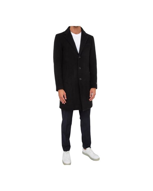 Liu Jo Black Single-Breasted Coats for men