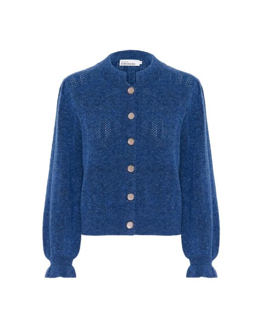 Cardigans Karen By Simonsen de color Blue