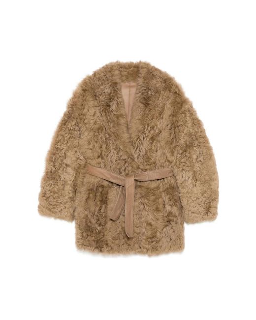 Numerootto Natural Faux Fur & Shearling Jackets