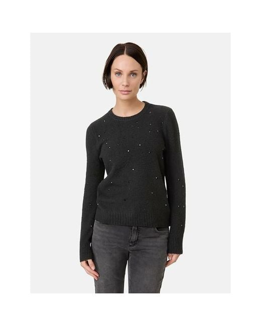 Taifun Veelzijdige Damen Kurzarmpullover Voor Vrouwen in het Black