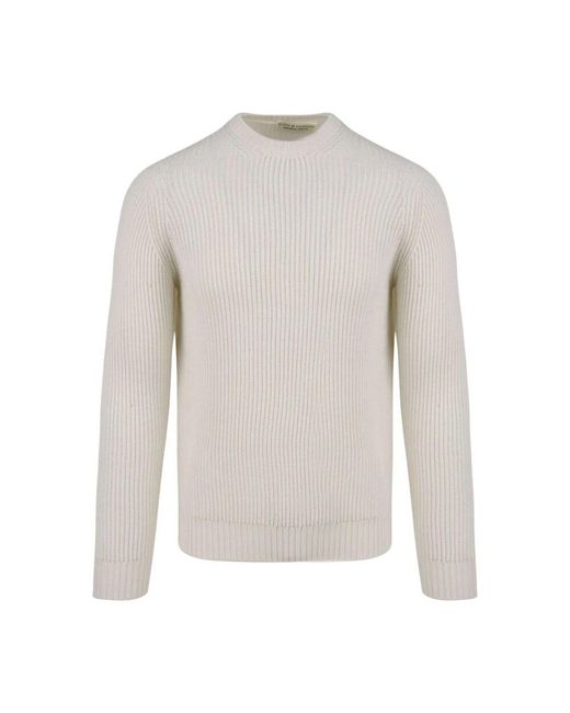 FILIPPO DE LAURENTIIS Weißer pullover modell gc3ml wm7i in Gray für Herren