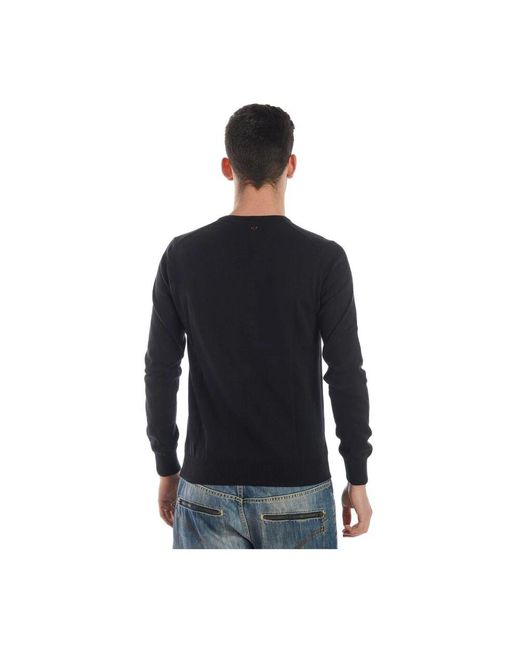 Daniele Alessandrini Rundhals-ausschnitt strickware in Black für Herren
