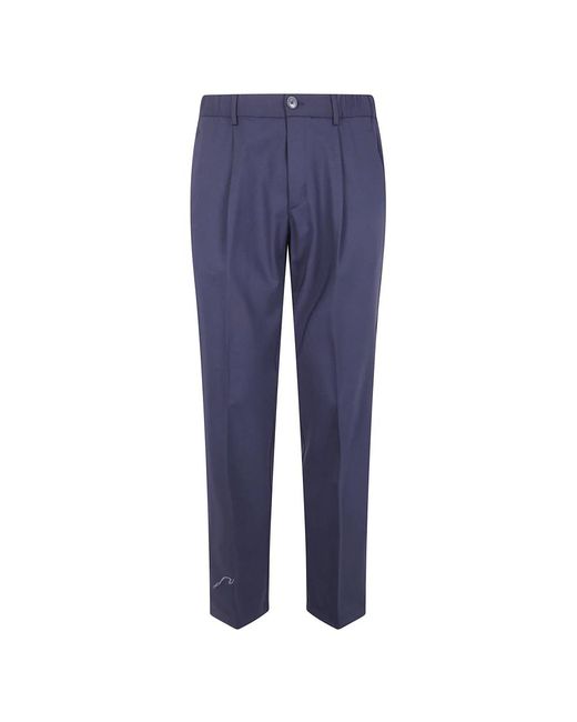 Herno Regular Fit Broek in het Blue voor heren