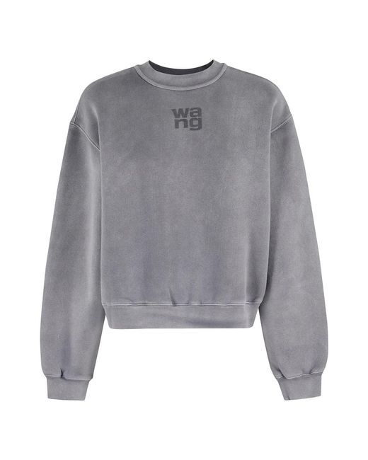 Sweatshirts di T By Alexander Wang in Gray