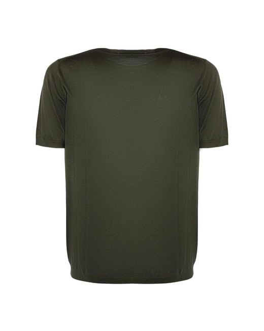 Kangra Green Round-Neck Knitwear for men