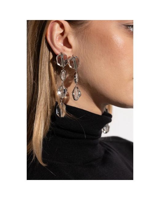 Earrings di Jil Sander in White