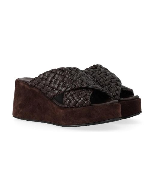 Pons Quintana Brown Wedges