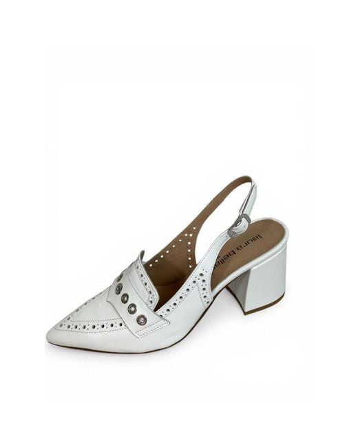 Laura Bellariva White Pumps