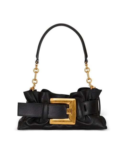 Balmain Black Shoulder Bags