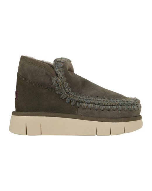 Mou Gray Winter Boots