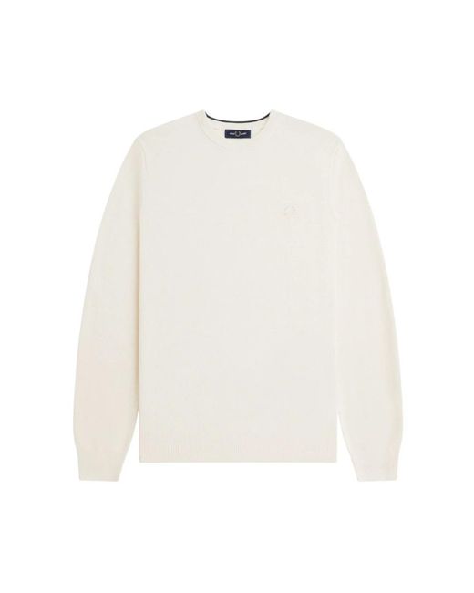 Fred Perry Sweatshirts in het White voor heren