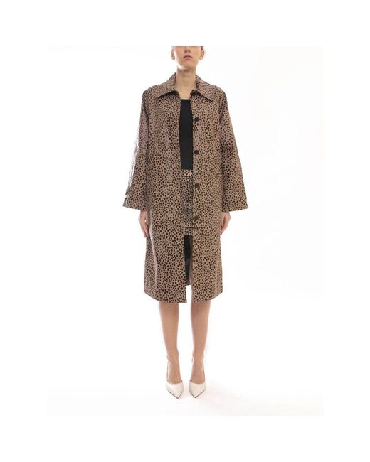 Michael Kors Natural Single-Breasted Coats