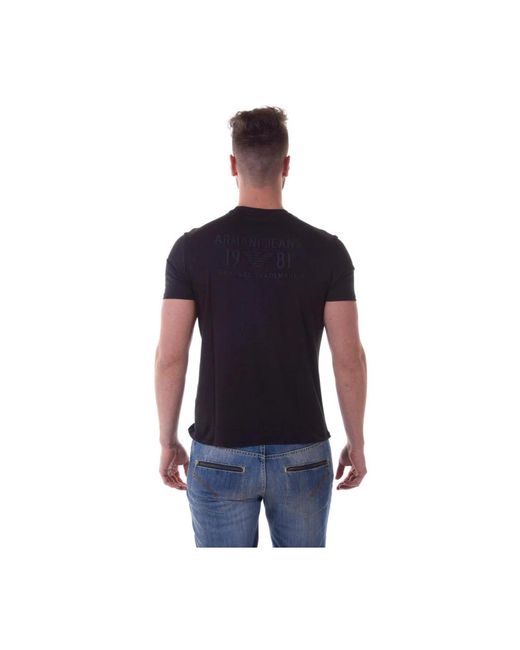 Armani Jeans Blue T-Shirts for men