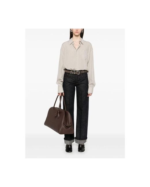 Burberry Black Straight Jeans