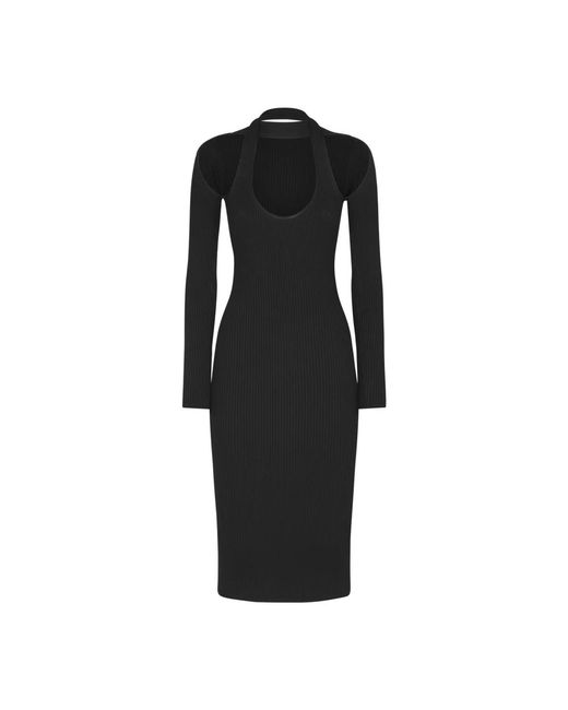 Coperni Midi Dresses in het Black