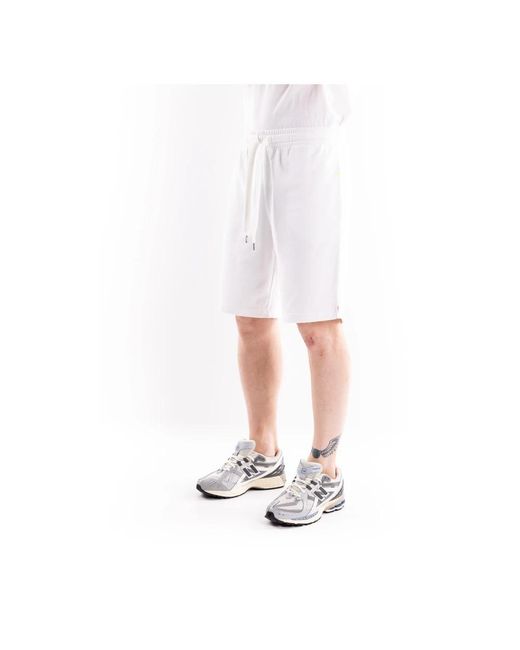 Sun 68 Fleece Bermuda in het White voor heren