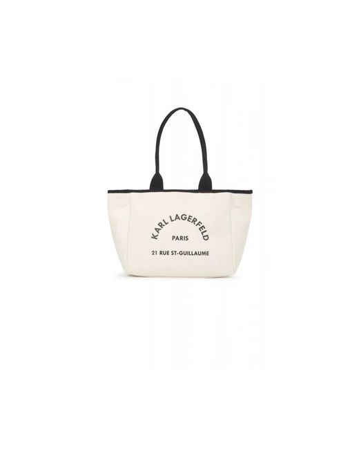 Karl Lagerfeld Natural Shopping Bags