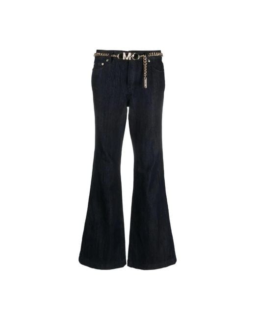 Michael Kors Blue Flare Jeans