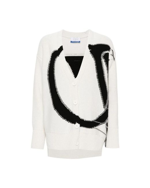 Maglione in lana con dettagli logo di Off-White c/o Virgil Abloh in Black