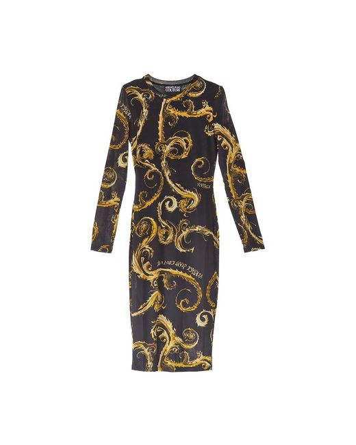 Versace Jeans Couture Black Midi Dresses
