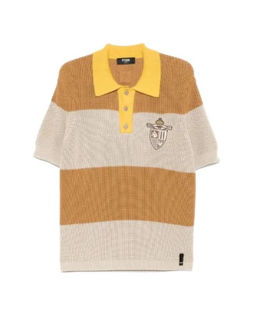 Fendi Gestreept Poloshirt in het Multicolor voor heren