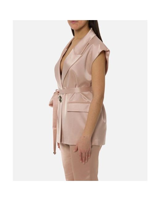 Pinko Brown Waistcoats