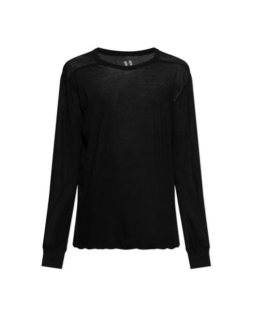 Rick Owens Langarm-t-shirt level ls in Black für Herren