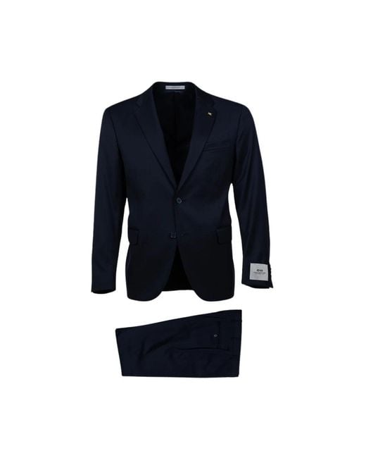 Single Breasted Suits Corneliani de hombre de color Blue