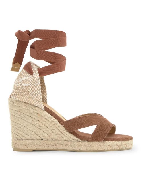 Castaner Brown Wedges