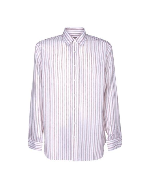 Lardini Purple Casual Shirts for men