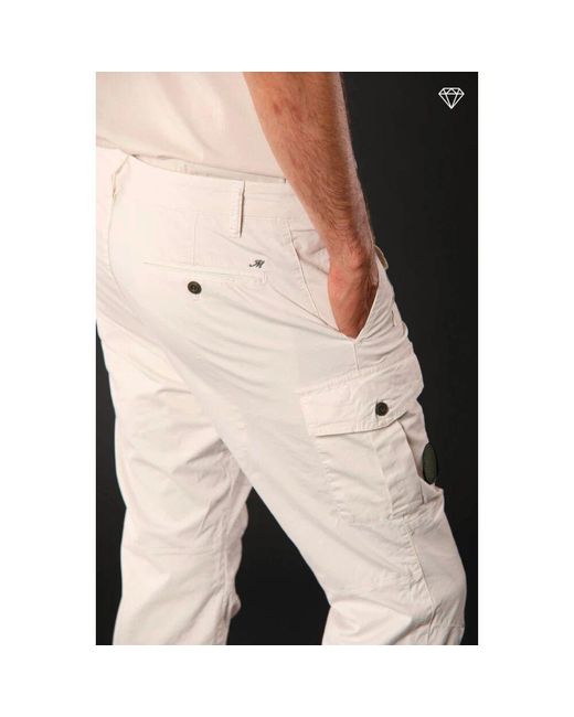 Mason's Coolpocket Cargo Hose Leichte Pima Baumwolle in Natural für Herren