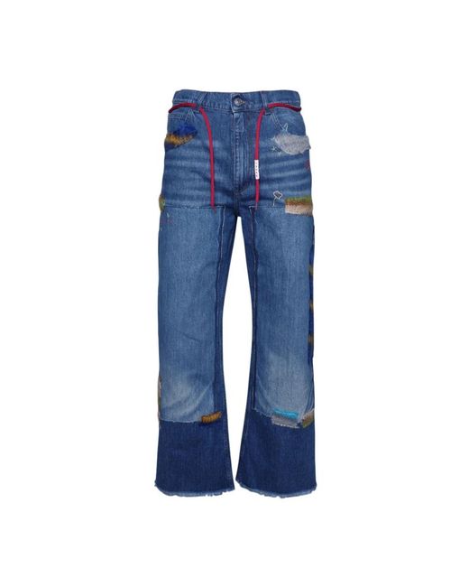 Marni Blue Wide Jeans for men