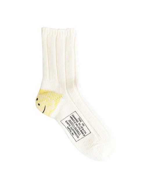 Kapital White Socks for men