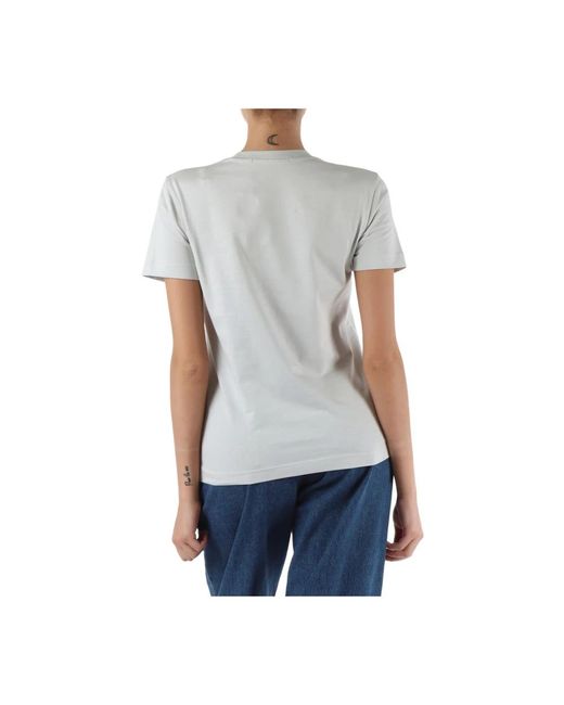 Calvin Klein Blue Baumwoll logo print t-shirt
